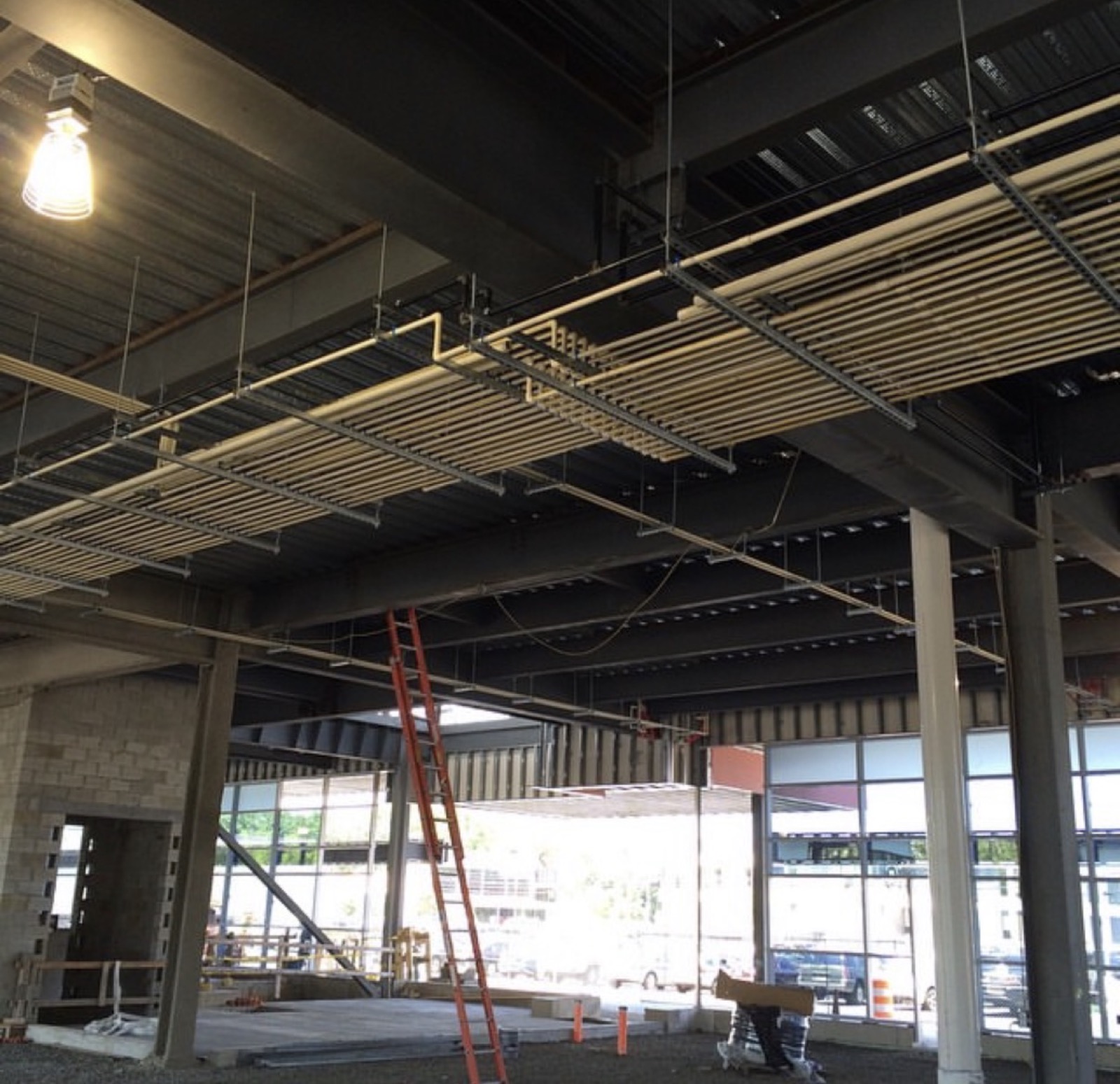Affinity overhead mechanical piping